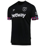 Umbro 2022-23 West Ham Away Jersey - Black (Front)