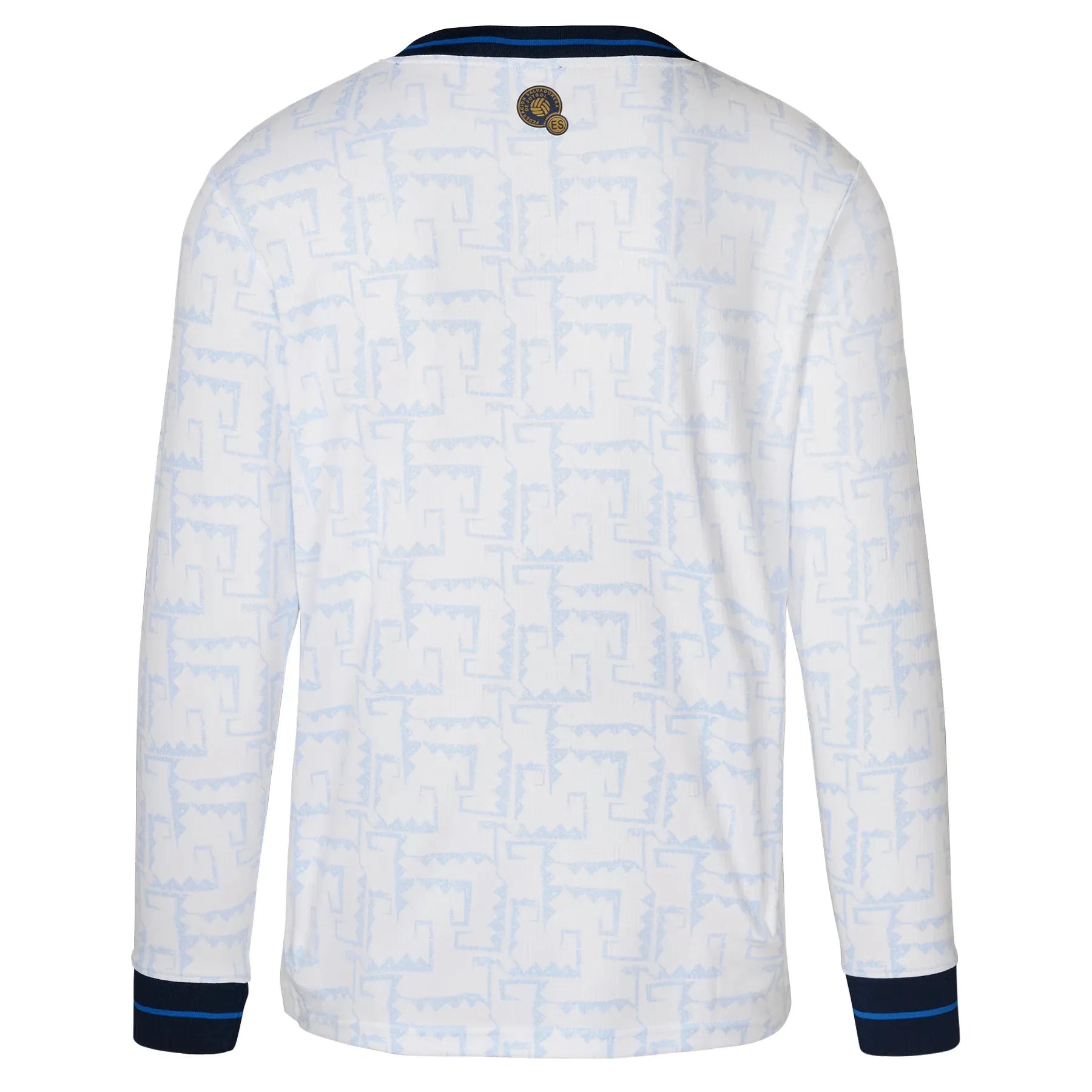 Umbro 2023-24 El Salvador Away Long-Sleeve Jersey - White (Back)