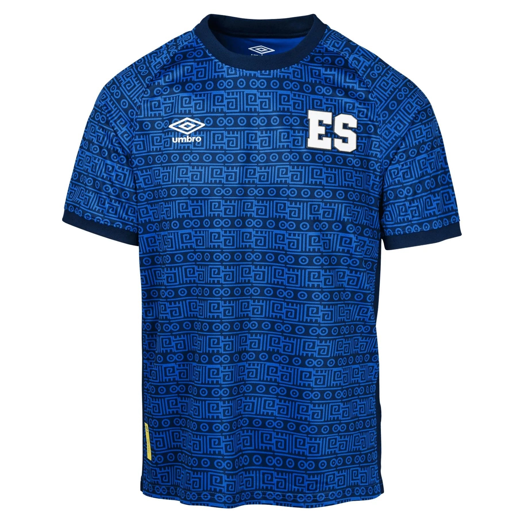Umbro 2023-24 El Salvador Pre-Match Jersey - Blue-Black (Front)
