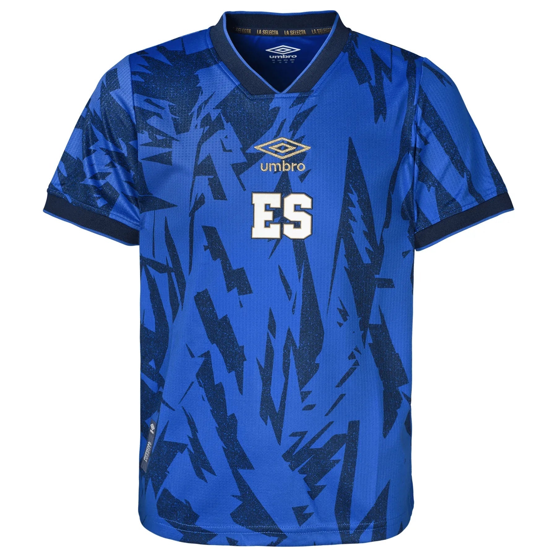 Umbro 2023-24 El Salvador Youth Home Jersey - Blue-Black (Front)