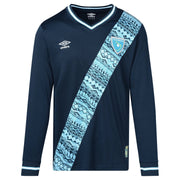 Umbro 2023-24 Guatemala Away Long-Sleeve Jersey - Navy (Front)
