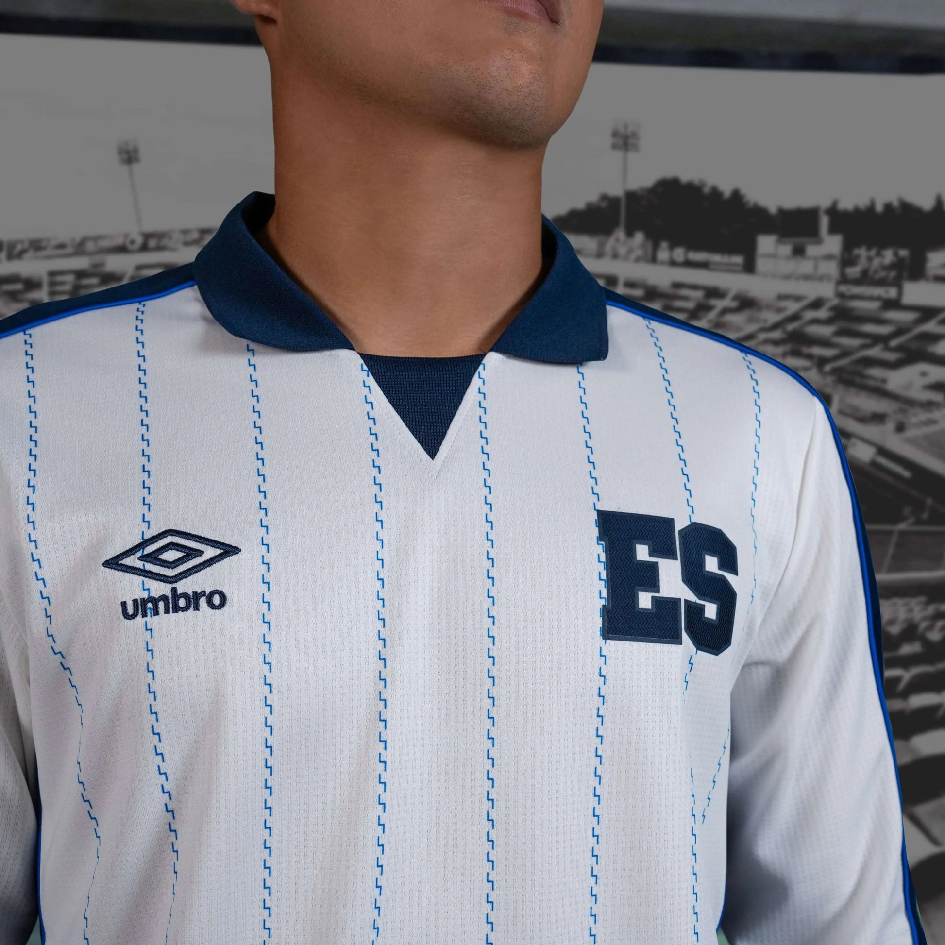 Umbro 2024 El Salvador Men's Stadium Fourth Jersey (Detail 5)
