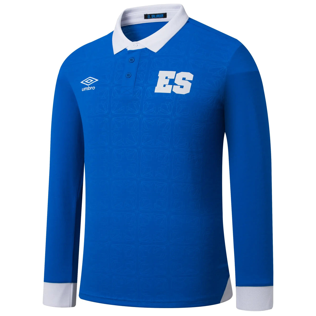 Umbro 2025-26 El Salvador Men's Stadium Home Long-Sleeve Soccer