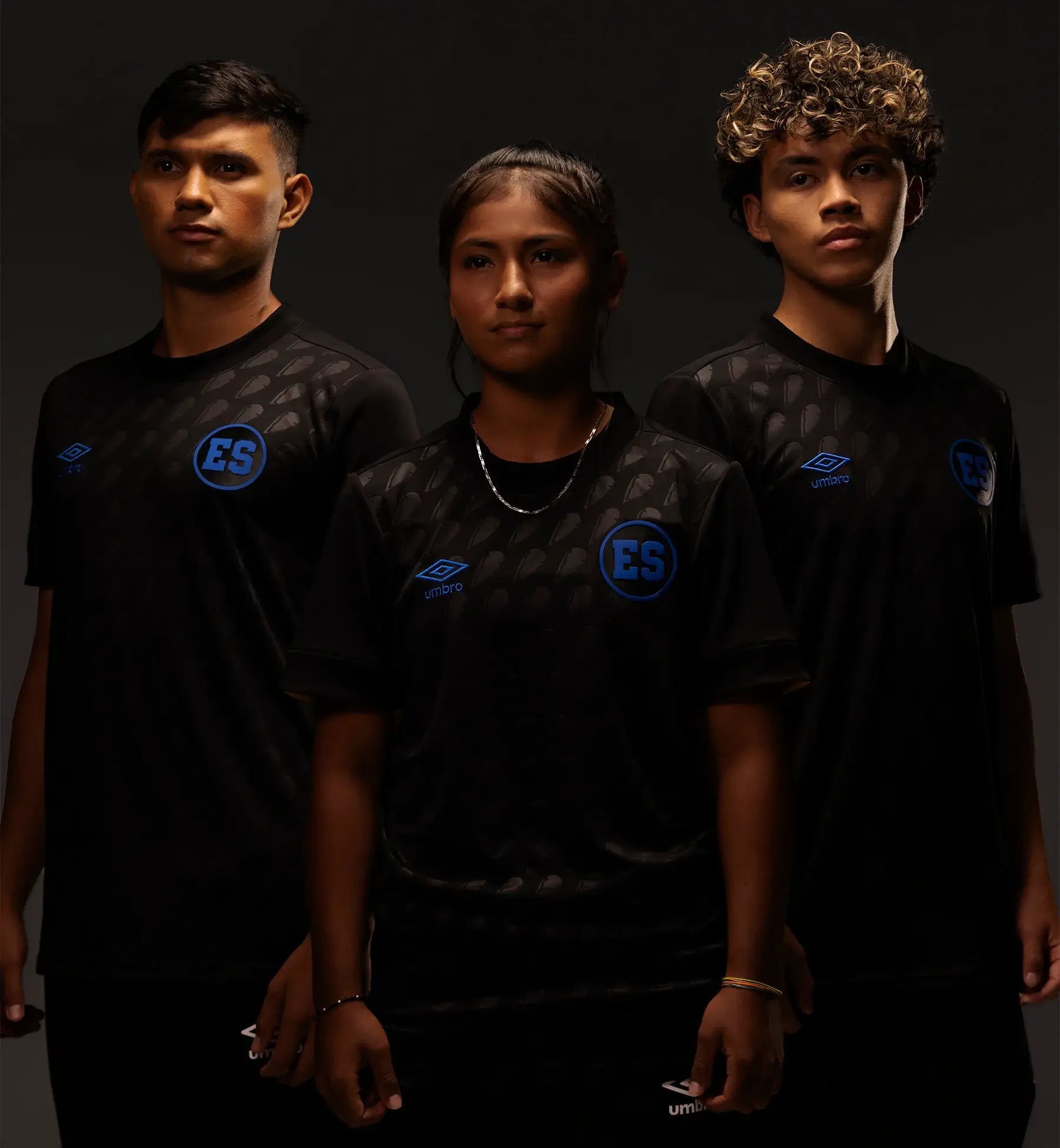 Umbro 2025-26 El Salvador Youth Stadium Third Soccer Jersey (Models - Front)