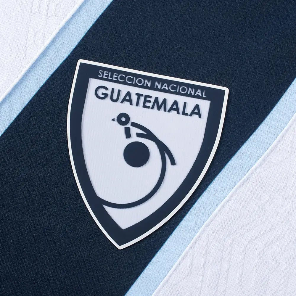 Umbro 2025-26 Guatemala Youth Stadium Home Soccer Jersey (Detail 1)