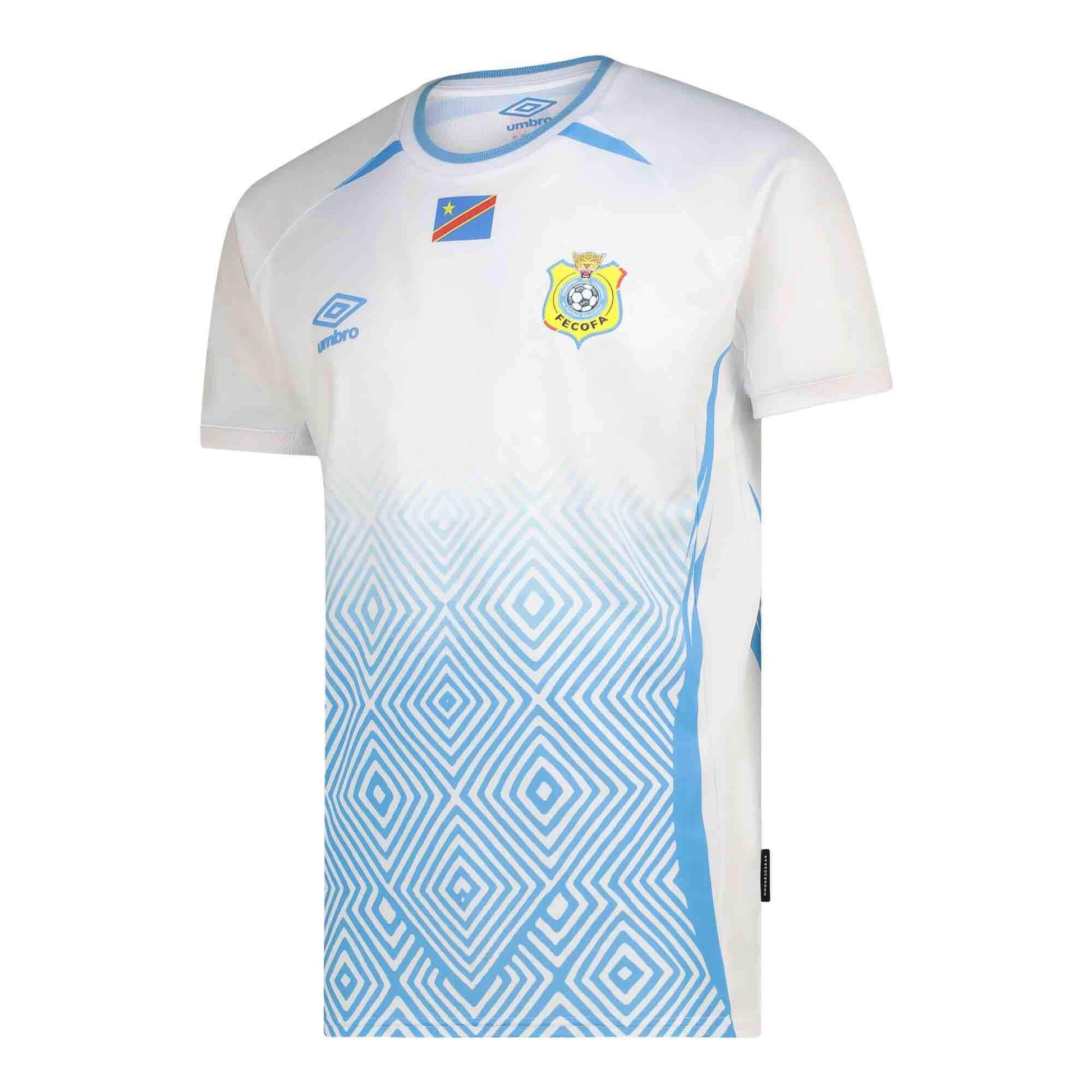 Umbro 2026 DR Congo Men's Authentic Away Soccer Jersey (Lateral - Front)