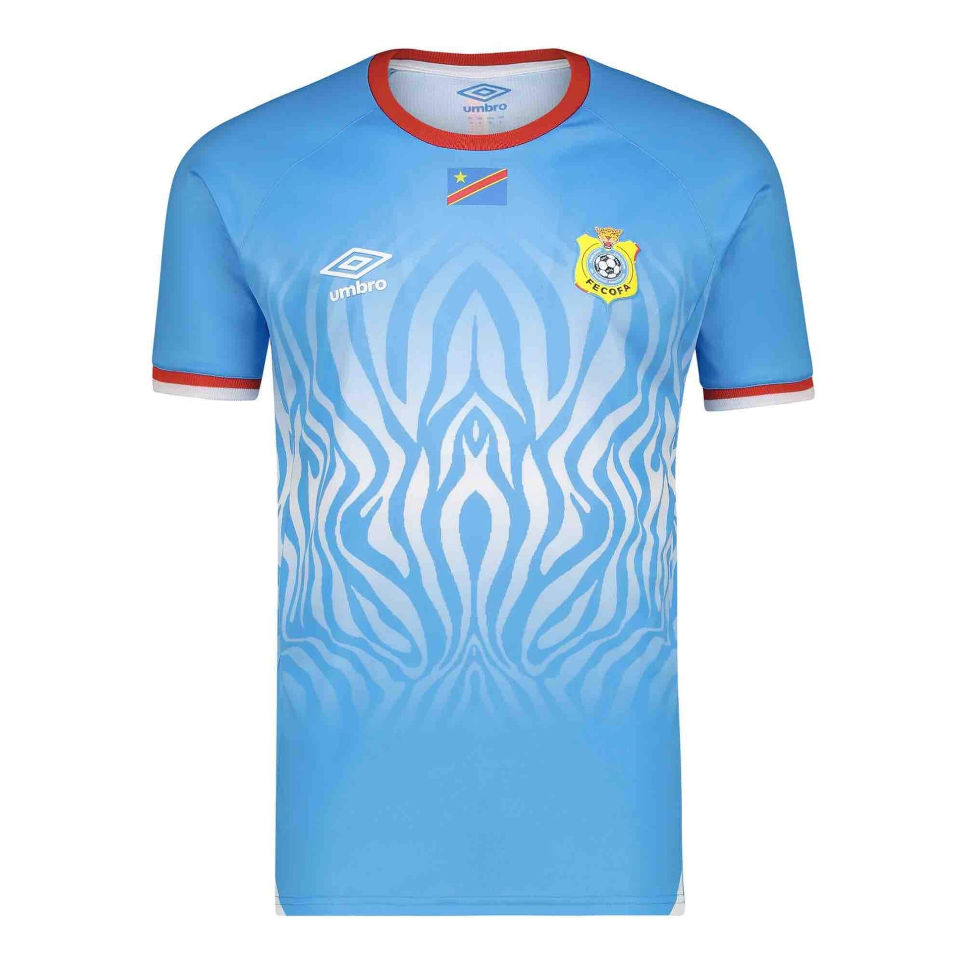 Umbro 2026 DR Congo Men's Authentic Home Soccer Jersey (Front)