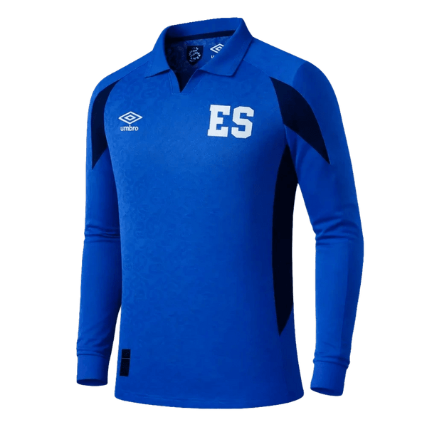 Umbro 2026 El Salvador Men's Authentic Home Long-Sleeve Soccer