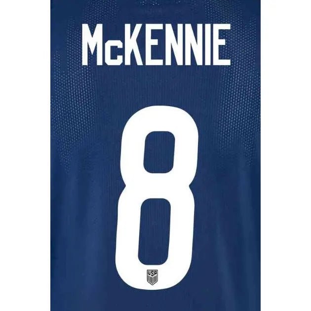 USA 2020/21 Away McKennie #8 Jersey Name Set