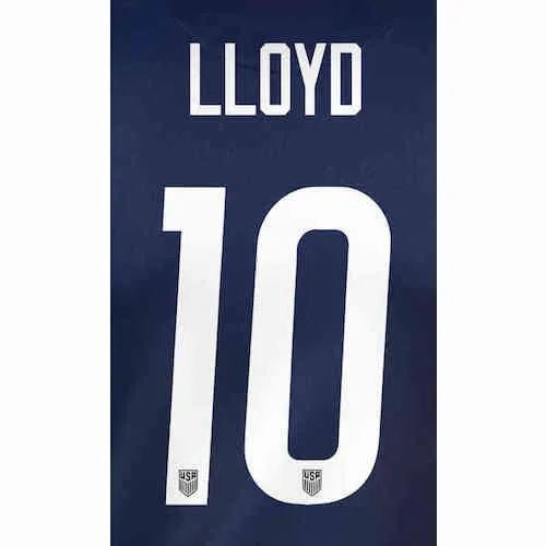 USA 2020/21 Away Women's Lloyd #10 Jersey name Set