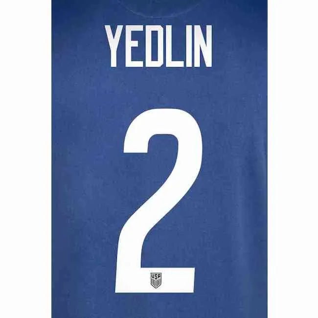 USA 2020/21 Away Yedlin #2 Jersey Name Set (Main)