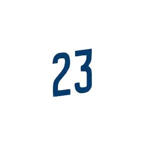 USA 2020/21 Home Women's Press #23 Jersey Name Set (Front Number)