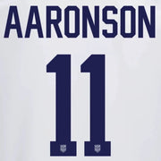USA 2022-23 Home Aaronson #11 Jersey Name Set