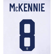 USA 2024 25 Home Mckennie #8 Jersey Name Set (Back)