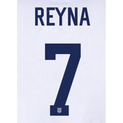 USA 2024 25 Home Reyna #7 Jersey Name Set (Back)