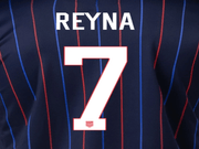 USA 2025 Away A. REYNA #7 Official Name Set