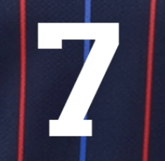 USA 2025 Away A. REYNA #7 Official Name Set
