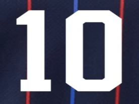 USA 2025 Away PULISIC #10 Official Name Set (Front)