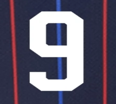 USA 2025 Away Women's SWANSON #9 Jersey Name Set 8" (Front)