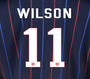 USA 2025 Away Women's WILSON #11 Jersey Name Set 8"