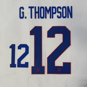 USA 2025 Home Women's G. THOMSON #12 Jersey Name Set 8"