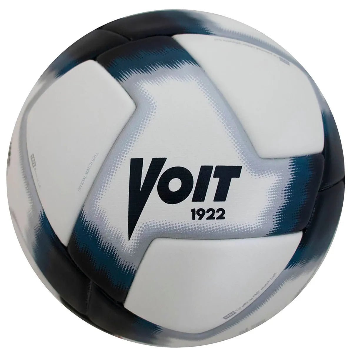 Voit Clausura 2022 Official Match Ball FQP - White-Black (Front)