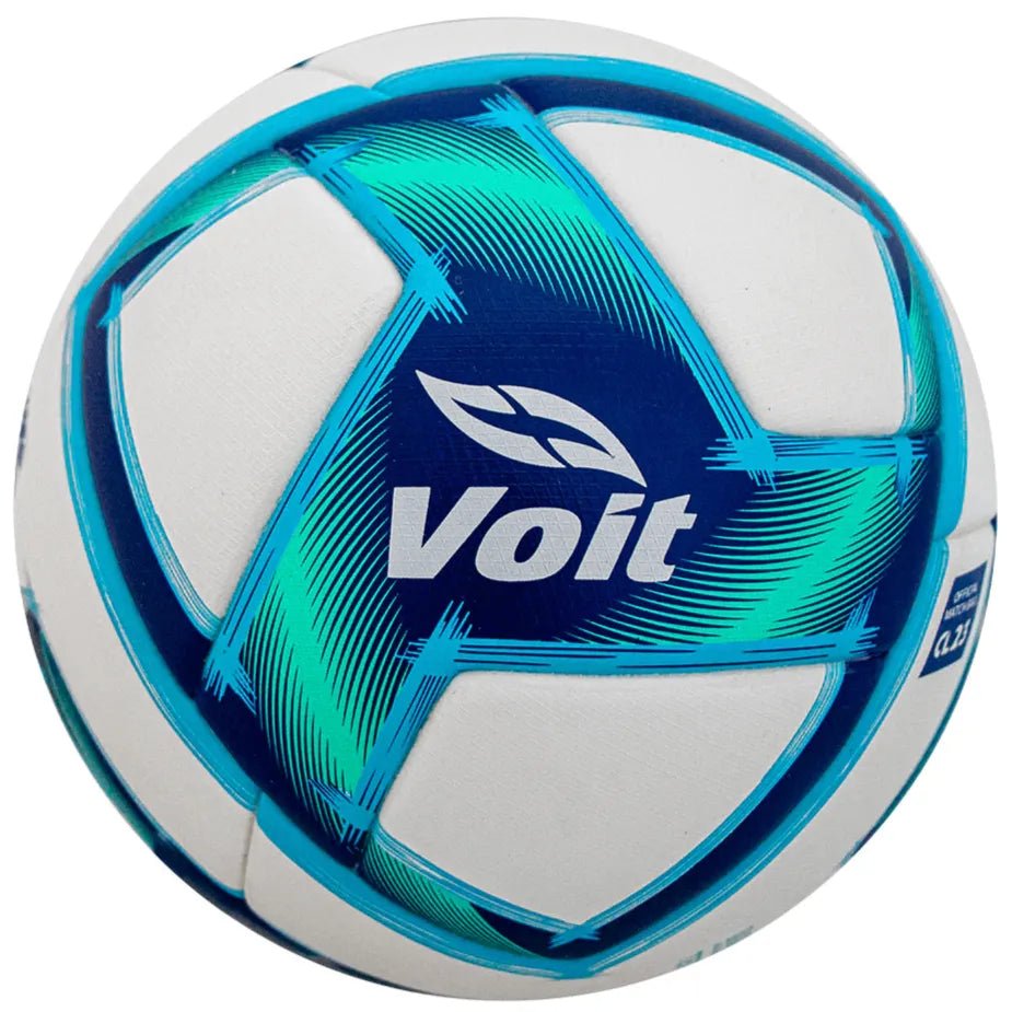 Voit Fundacion Clausura 2023 Official Match Ball - White-Blue (Front)