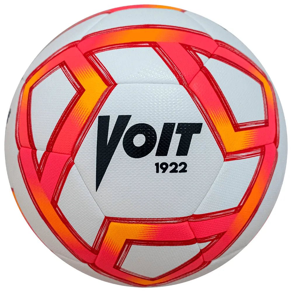 Voit Liga MX Apertura 2022 HYB Replica Ball - White-Tracer Red (Front)