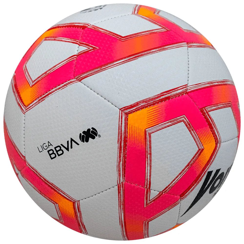 Voit Liga MX Apertura 2022 MS Training Ball - White-Tracer Red (Side 2)