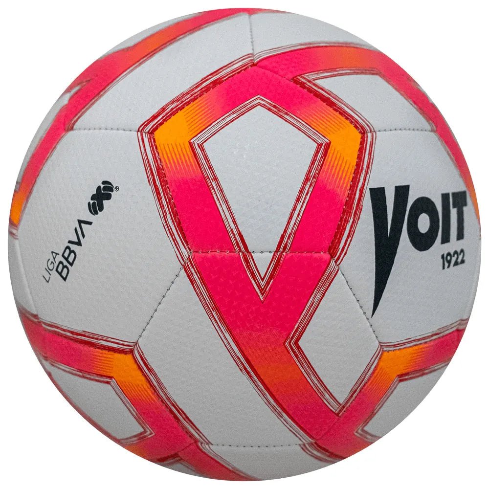 Voit Liga MX Apertura 2022 MS Training Ball - White-Tracer Red (Side 1)