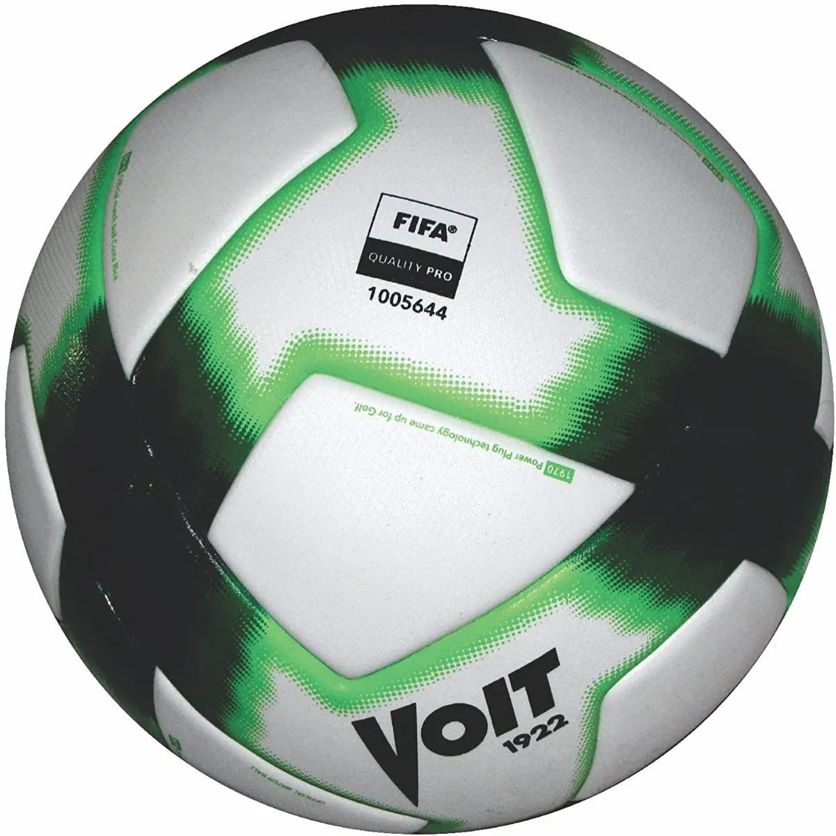 Voit Liguilla CL 2022 Official Match Ball FQP - White-Green (Side 1)