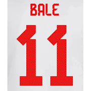 Wales 2022-23 Away Bale #11 Jersey Name Set