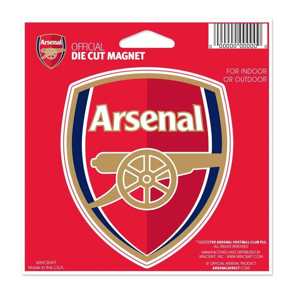 Wincraft Arsenal Die Cut Magnet (5x5.25 ) (Front)