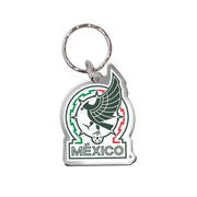 Wincraft Mexico Acrylic Key Ring - White-Green (Front)