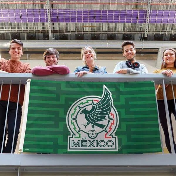 Wincraft Mexico Soccer Deluxe Flag 3x5 (Model)