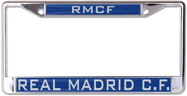 Wincraft Real Madrid License Plate Frame - Chrome-Blue – ProSoccer