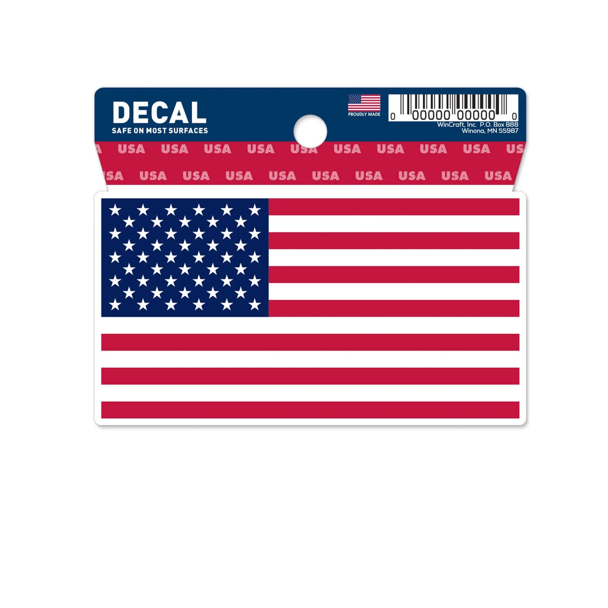 Wincraft USA Flag Decal (3"x4") (Front)