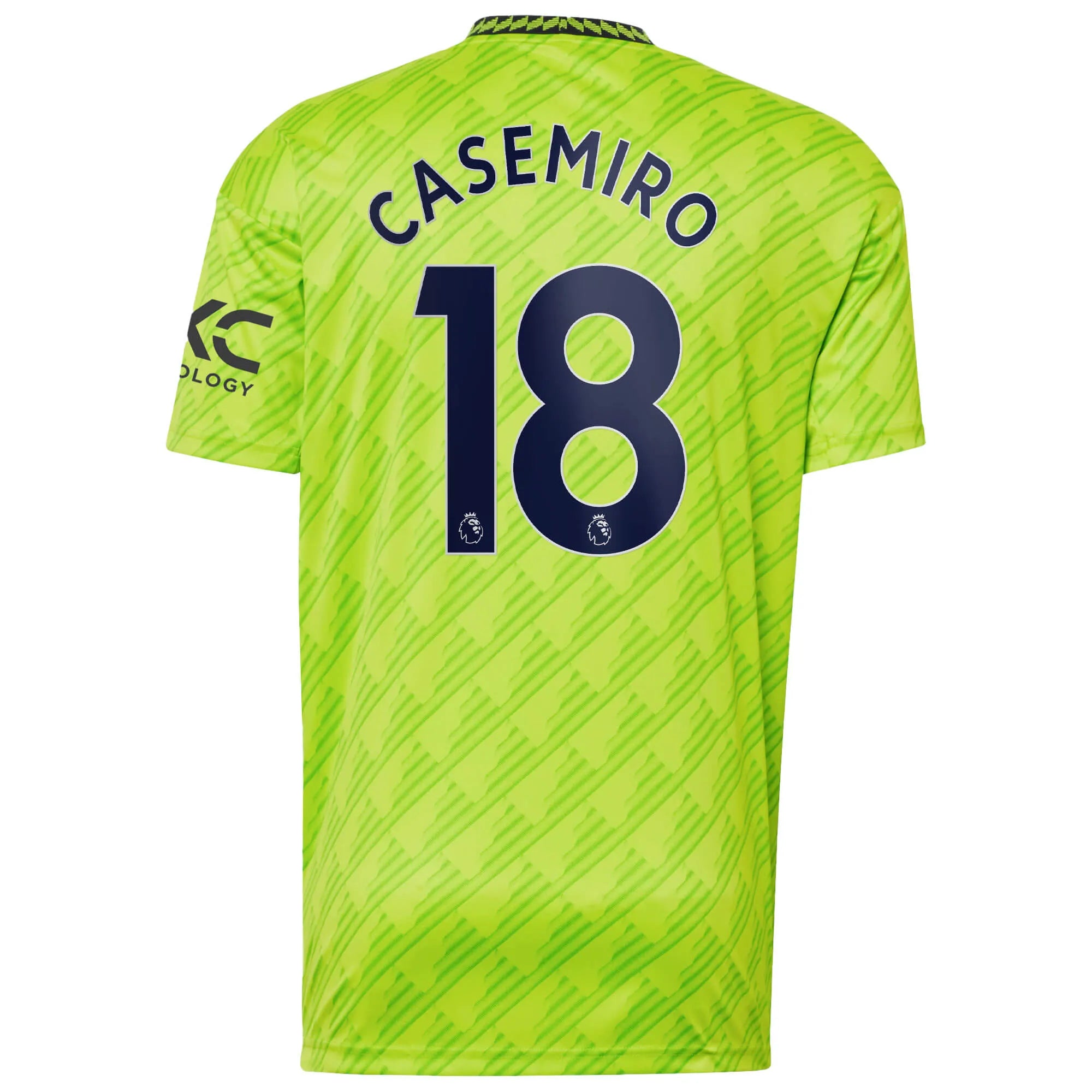 adidas 2022-23 Manchester United Third Jersey - Solar Slime