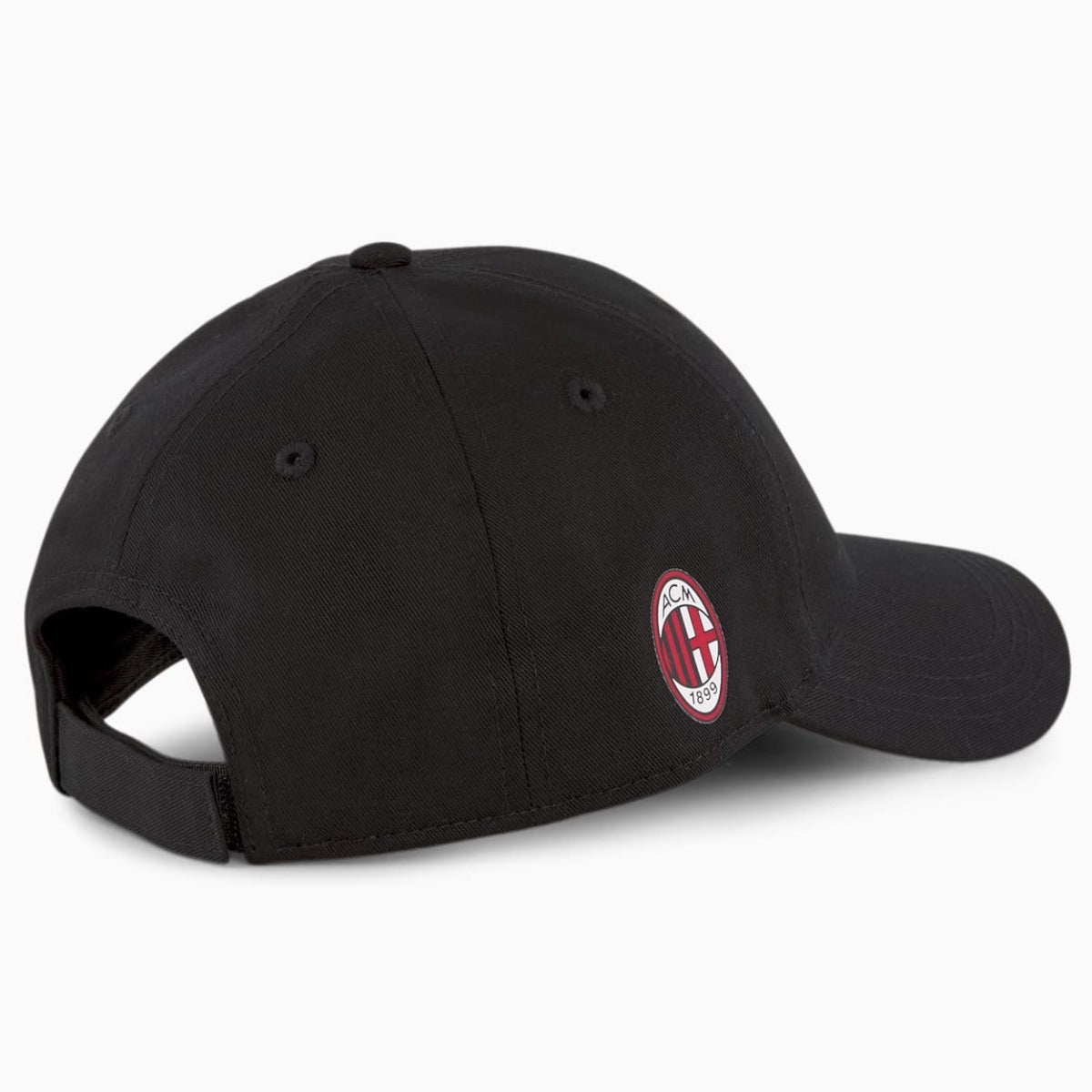 Puma 2021-22 AC Milan ftblCORE Baseball Cap - Black-Red-White (Back)