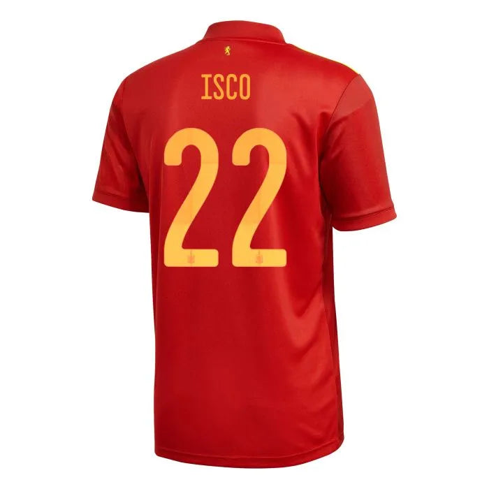 adidas 2020-21 Spain Home Jersey - Red-Yellow