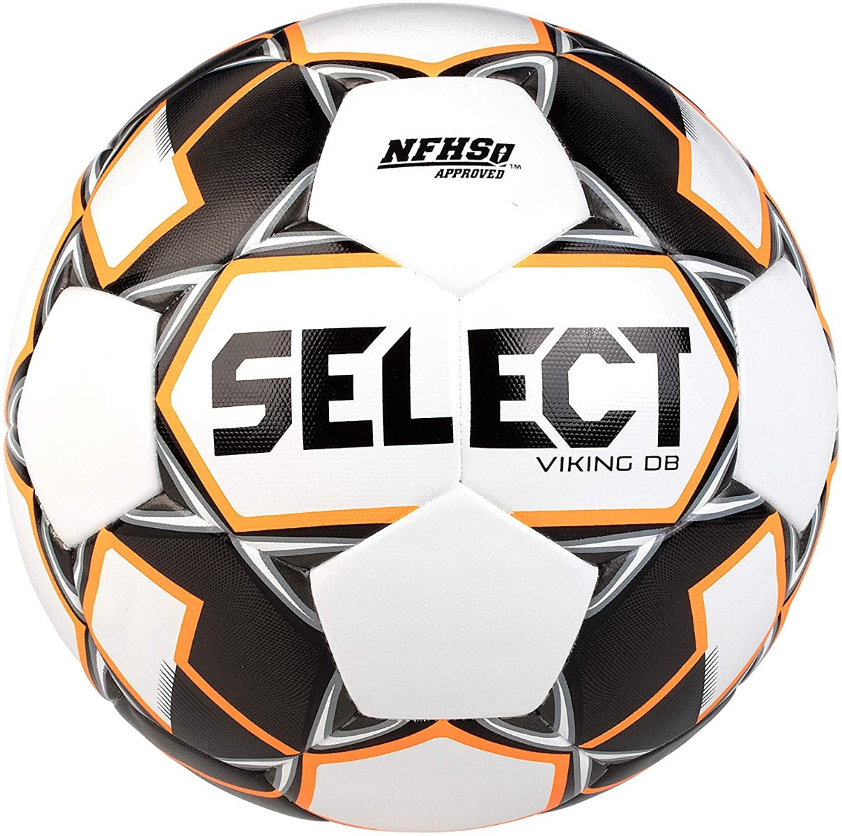 Select Viking DB V20 NFHS Ball - White-Black-Orange (Front)