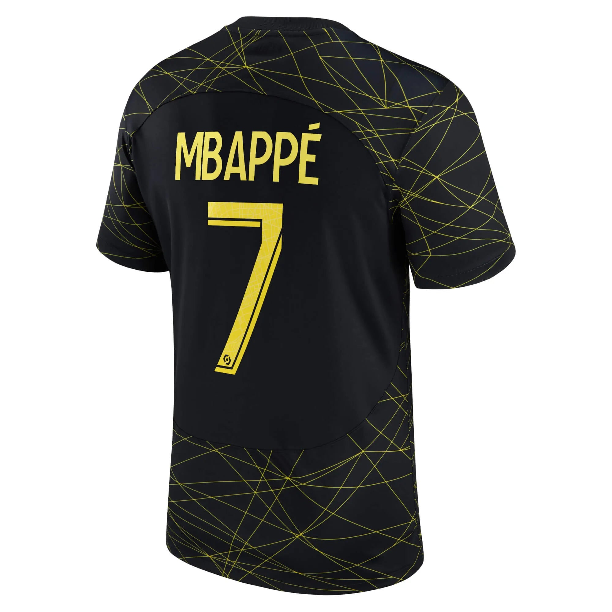 Jordan 2023 Paris Saint-Germain Fourth Jersey - Black-Yellow