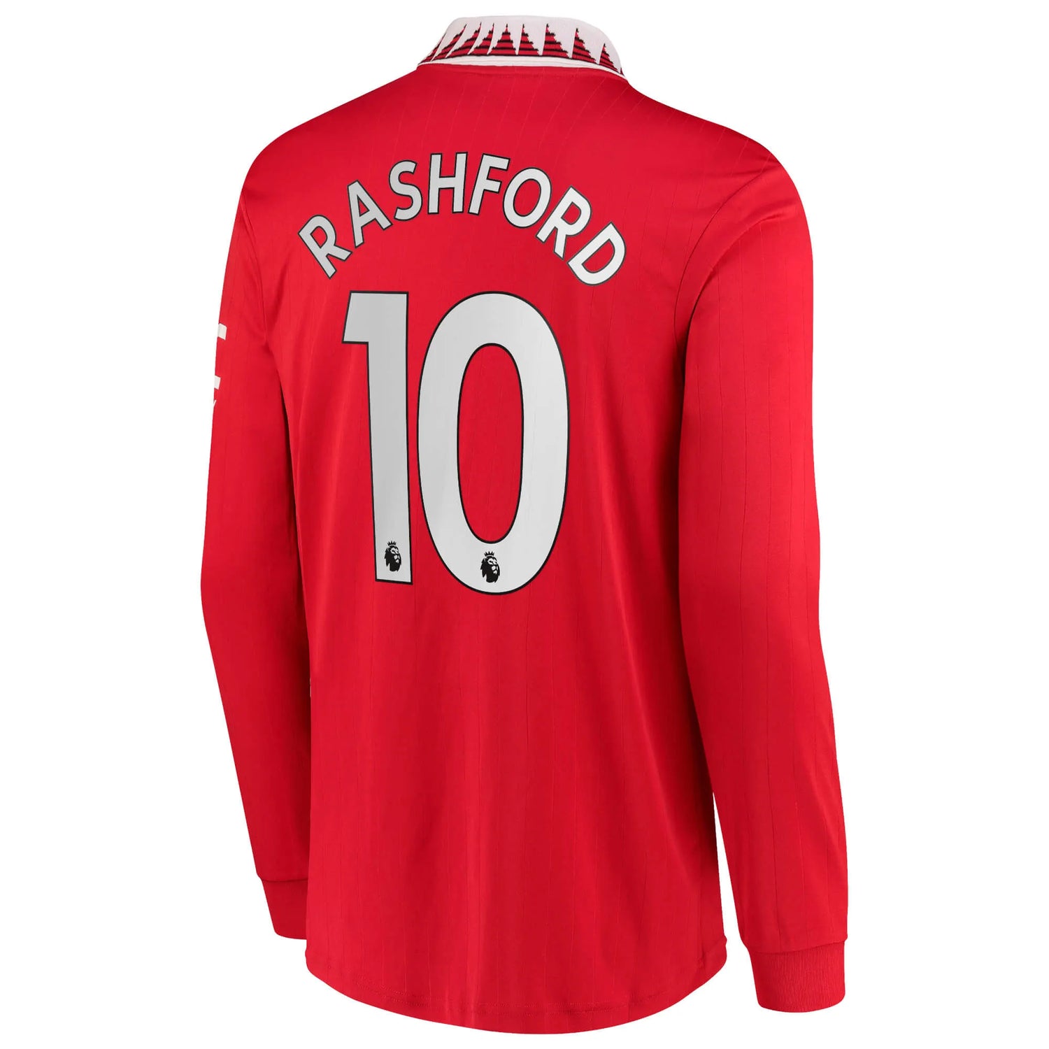 adidas 2022-23 Manchester United Home Long Sleeve Jersey - Red-White