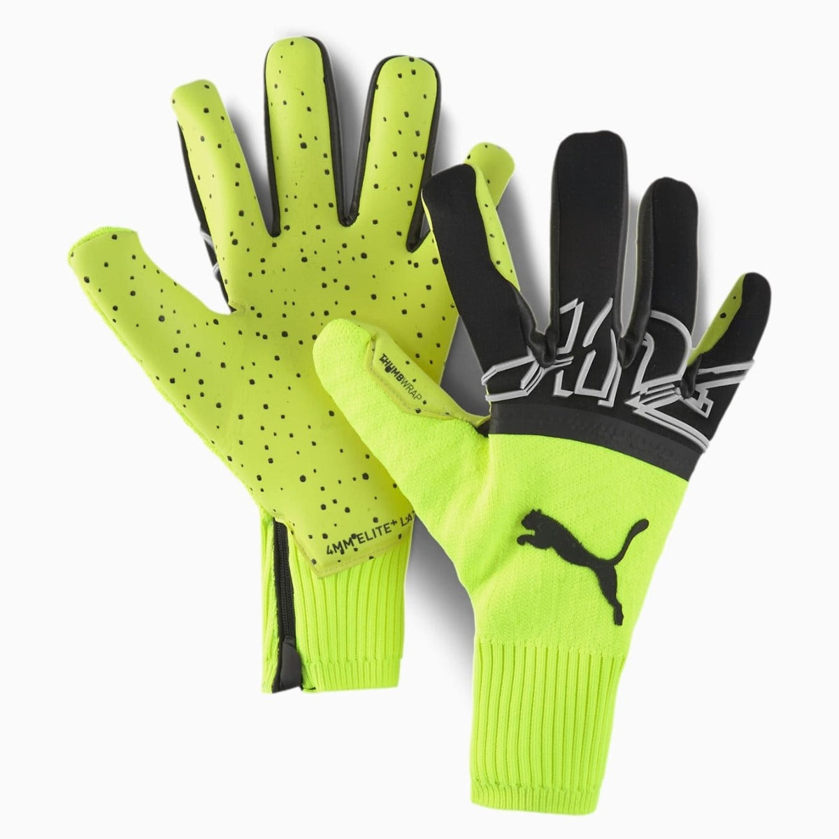 Puma Future Grip 1 Hybrid Goalkeeper Gloves - Volt-Black
