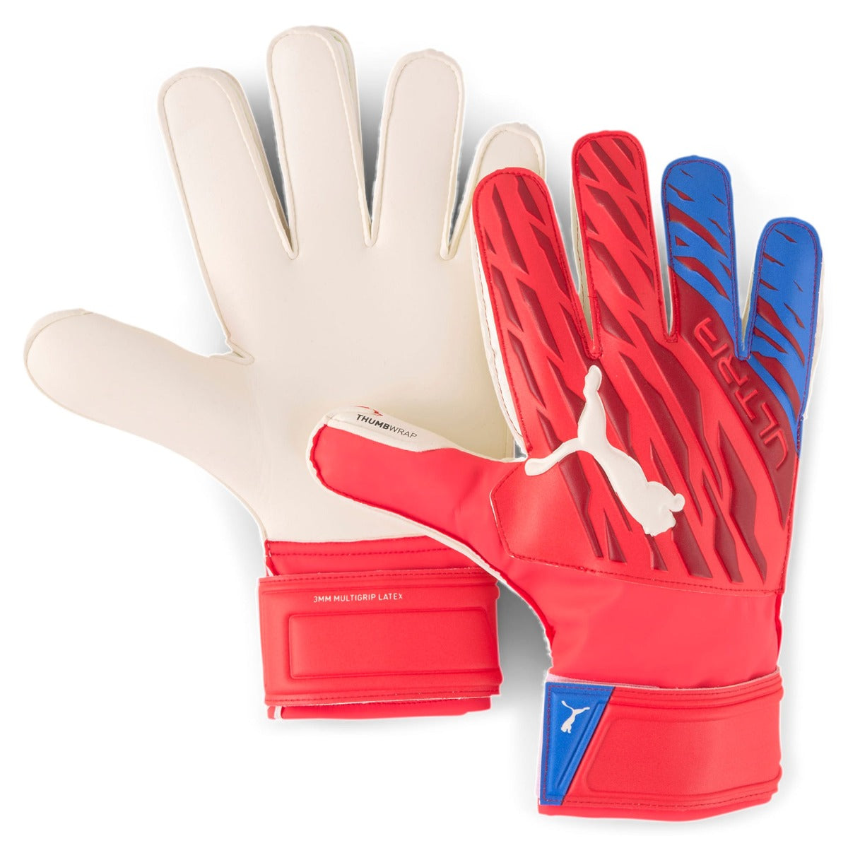 Puma Ultra Protect 3 RC Goalkeeper Gloves - Sunblazing-Bluemazing (Pair)