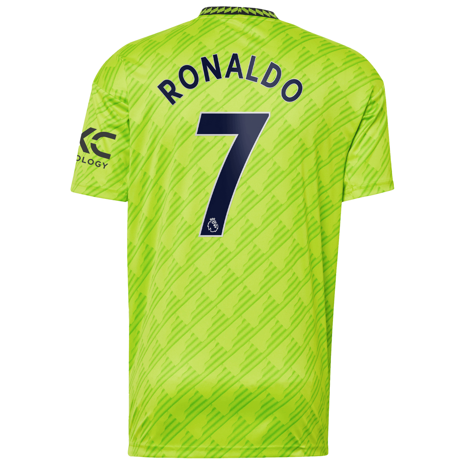 adidas 2022-23 Manchester United Third Jersey - Solar Slime