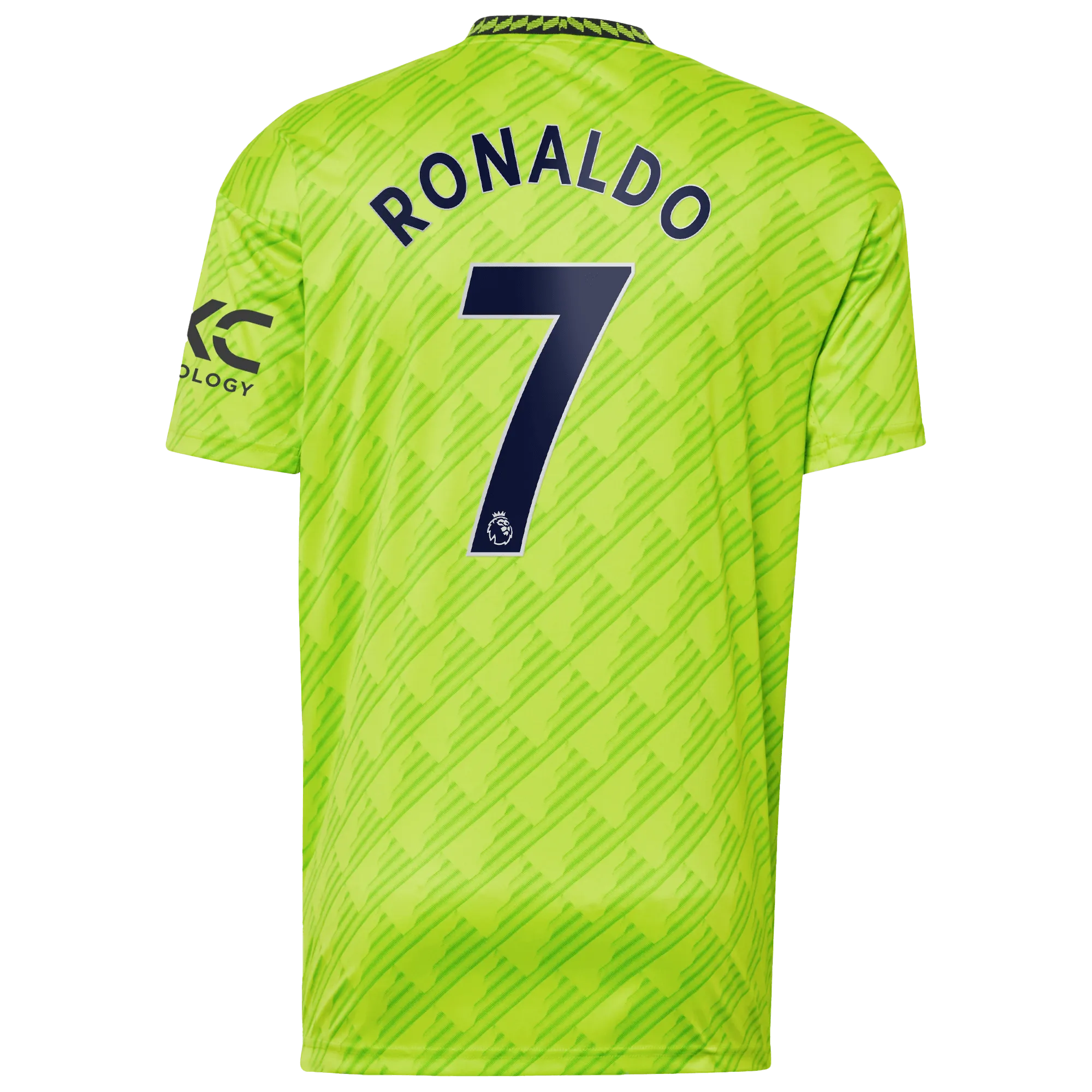 adidas 2022-23 Manchester United Third Jersey - Solar Slime