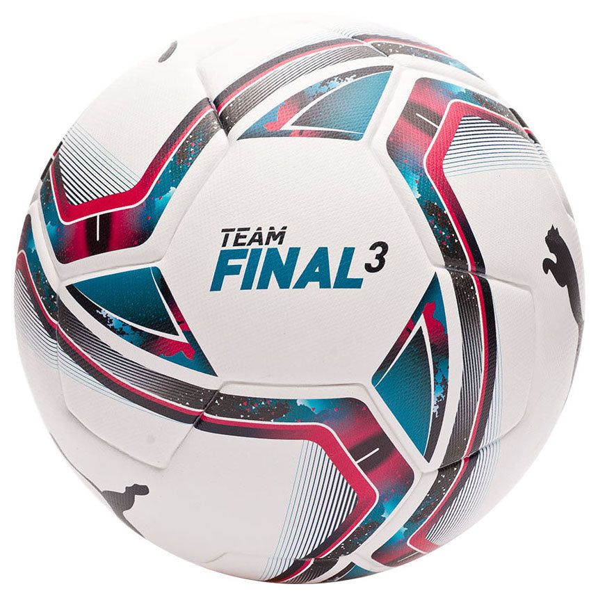 Puma Team Final 21.3 NFHS Fifa Quality Ball - White-Pink-Blue