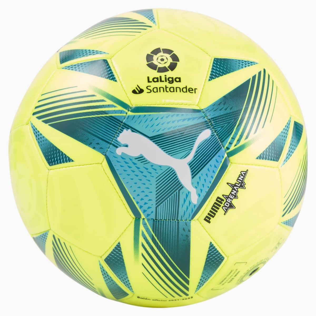 Puma La Liga 1 Adrenalina MINI Ball - Volt-Blue (Front)