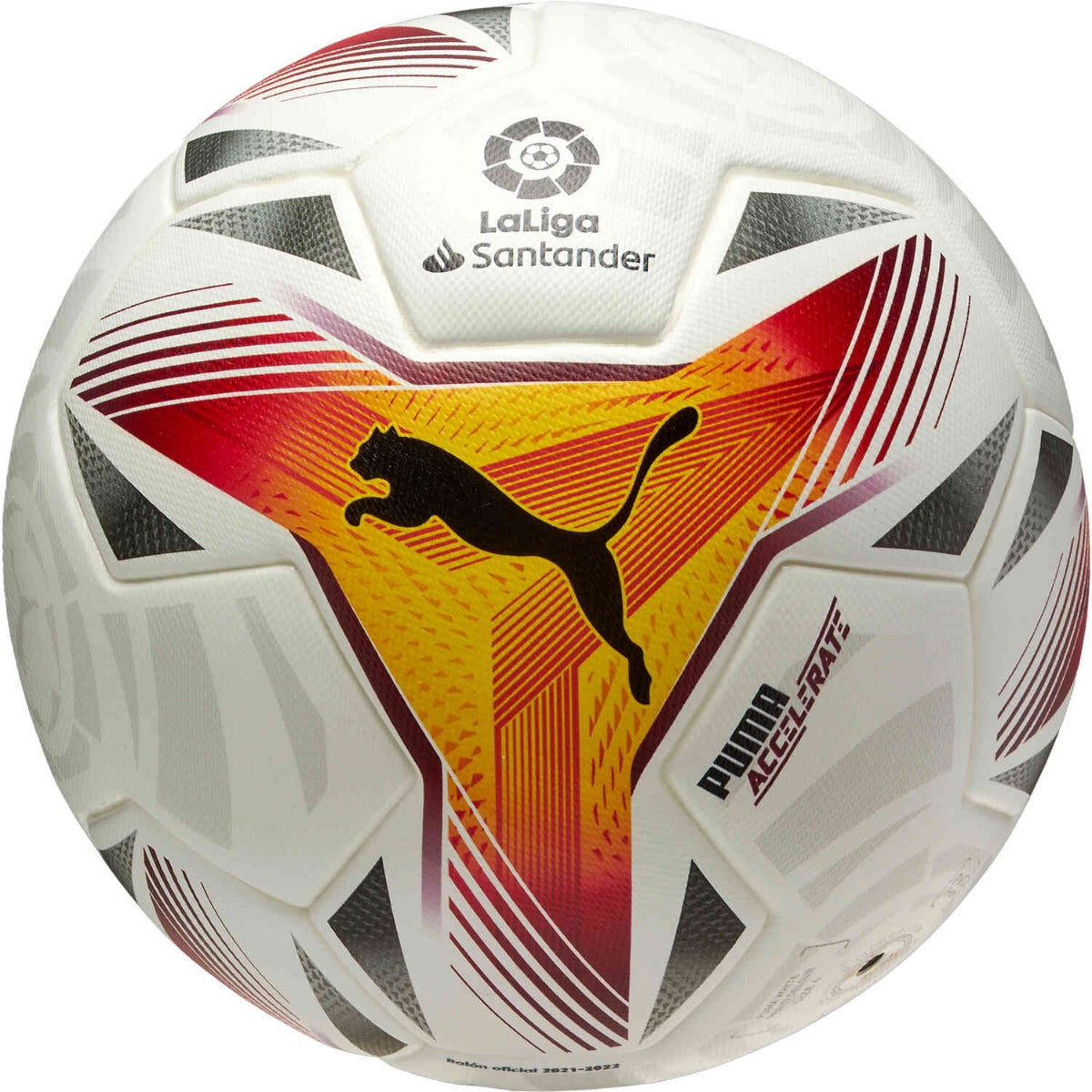 Puma La Liga 1 Accelerate Ball - White-Multi (Front)